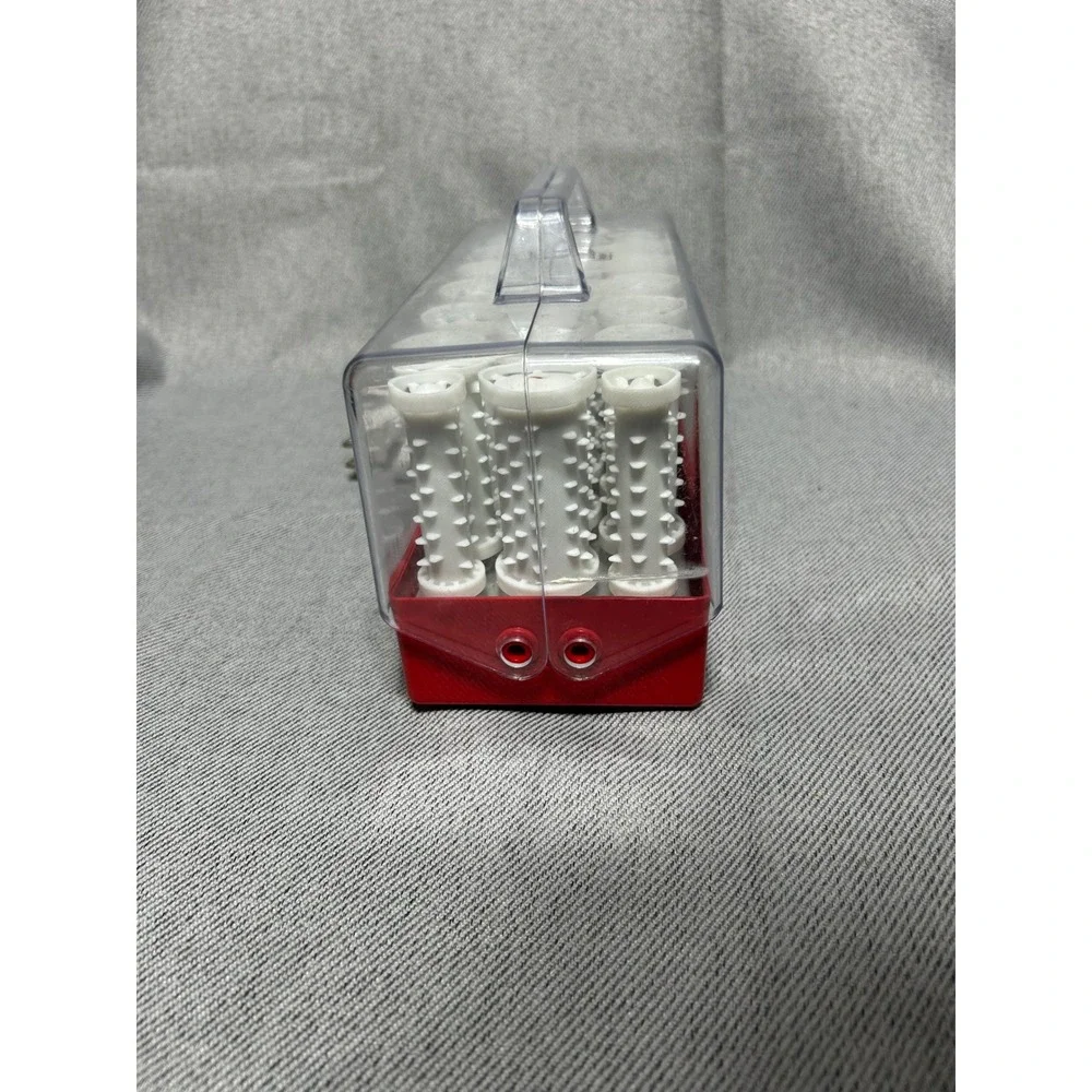 Remington Electric‎ Hot Rollers Hair Setter Red White 20 Rollers No Clips